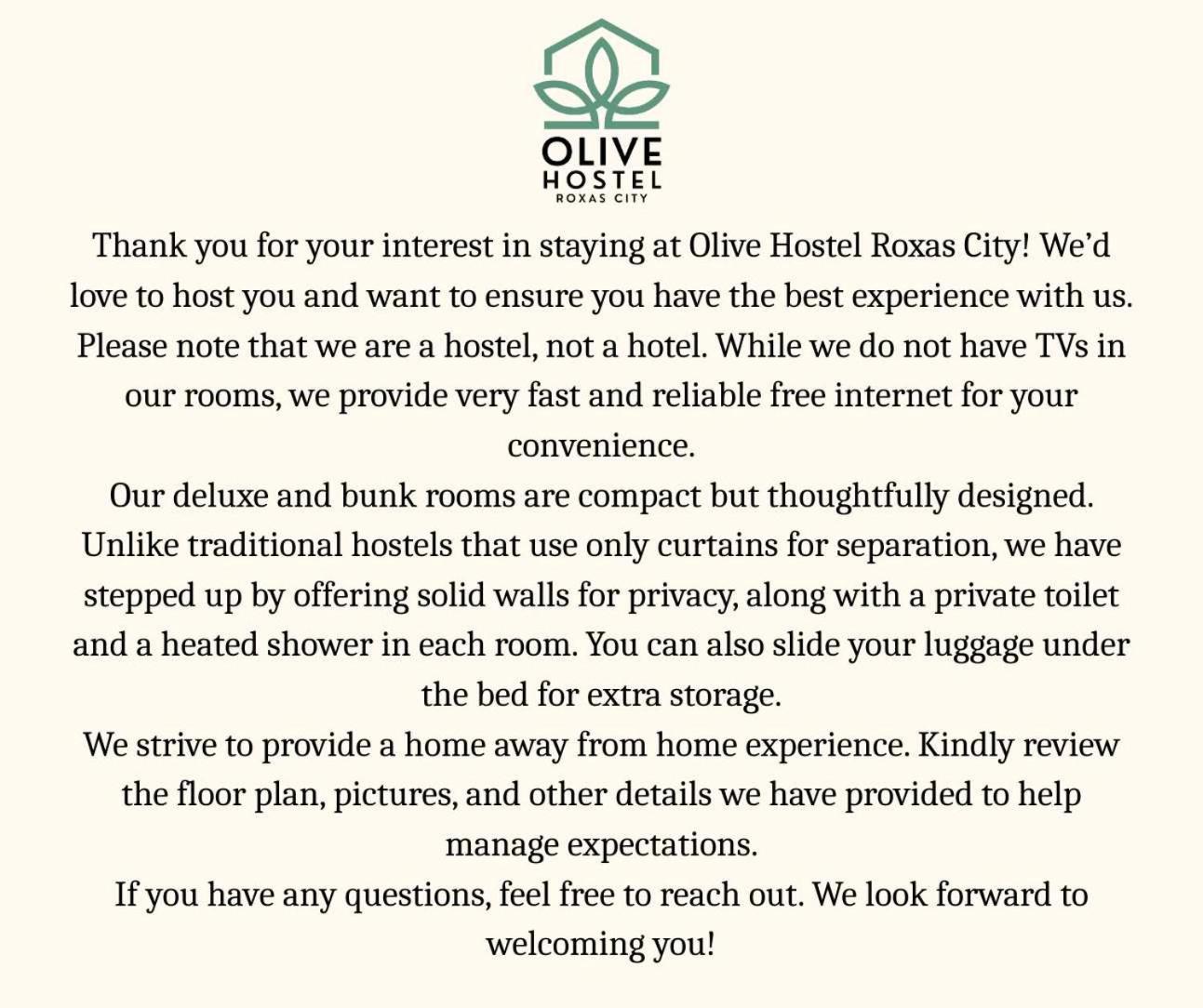 Olive Hostel Рохас Экстерьер фото